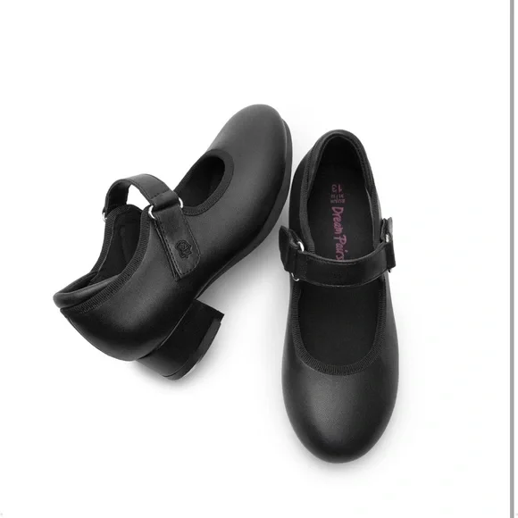 DREAM PAIRS Girls Tap Shoes Easy Strap Dance Shoes Girls Mary Jane Flats NWOT - Picture 4 of 4